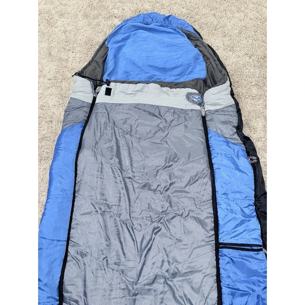 Sleep Cell Cool Vent Premium Sleeping Bag Size 35x85 Blue/Gray Super Warm! Light